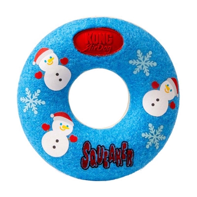 KONG Holiday Airdog Donut med Snemænd
